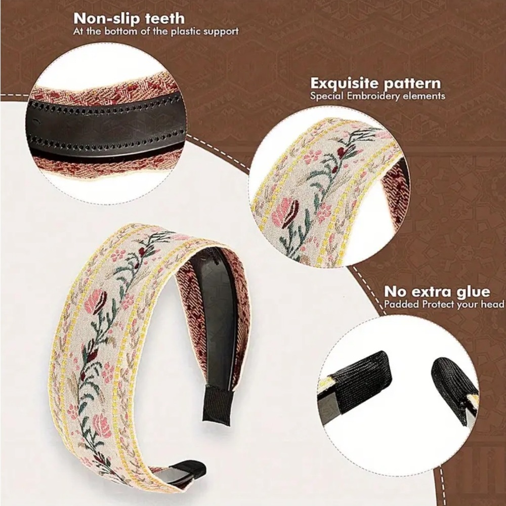 Boho Floral Headbands - Picture 5 of 6